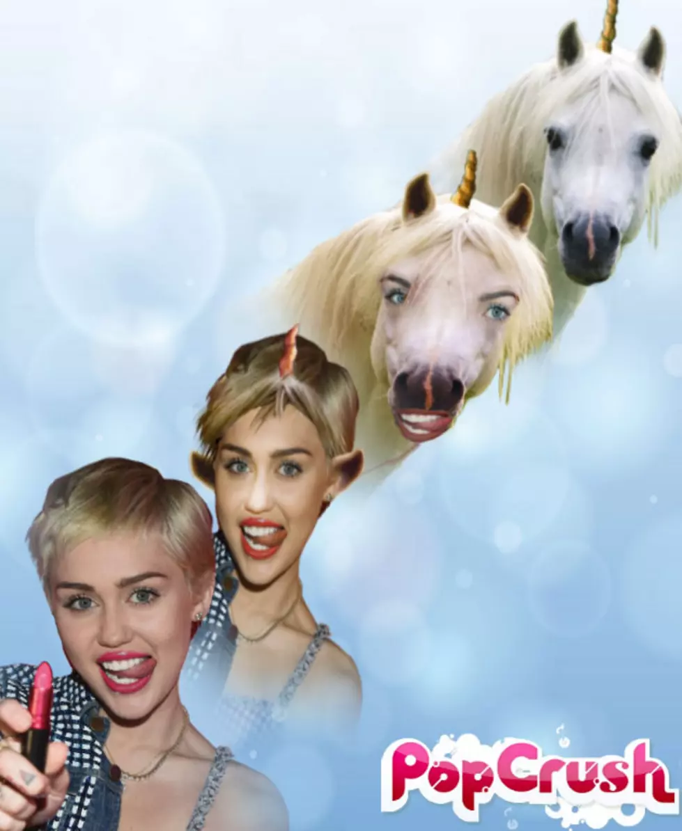 Celebrity Spirit Animals: Miley Cyrus Transforms Into a Unicorn [PHOTO]