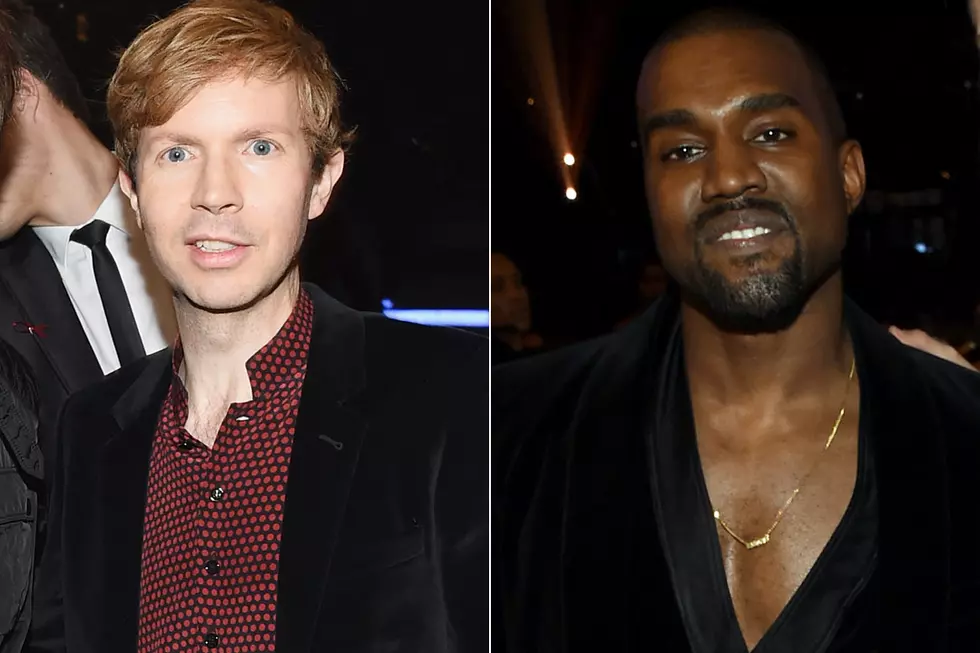 See Kanye West Almost Pull Another ‘Imma Let You Finish But…’ on Beck at the 2015 Grammy Awards