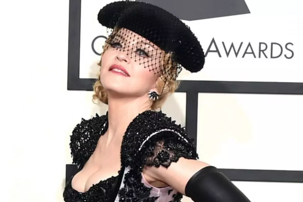 Madonna Says Cloak is to Blame for Her Fall at the 2015 BRIT Awards