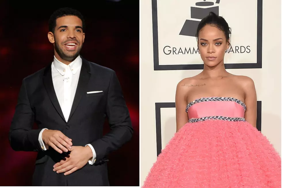 Rihanna and Drake Fuel Dating Rumors With Kiss