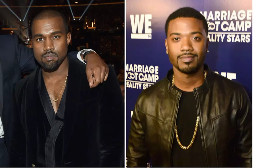 Kanye West Throws Shade at Ray J During Performance