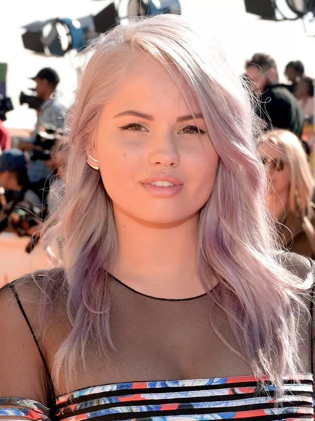 Debby Ryan Rocks Lilac Hair at the 2015 Kids Choice Awards