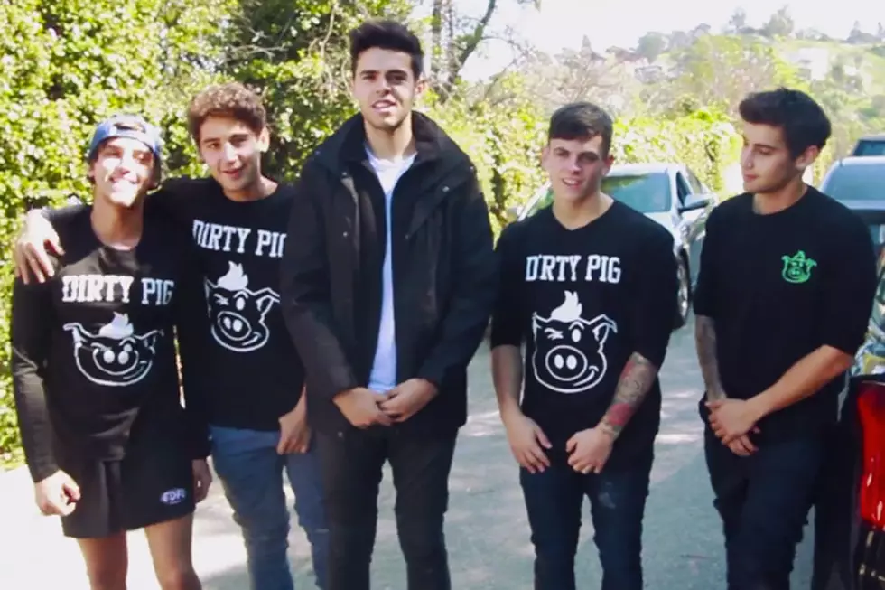 Janoskians Streak through the City in 'LA Girl' Video 