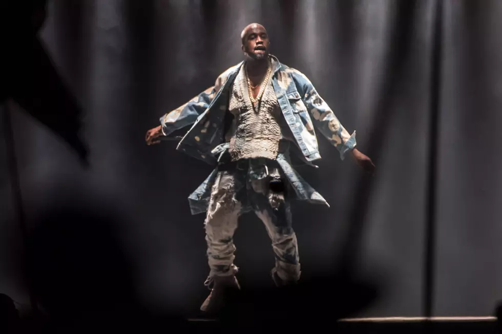 Kanye West Starts Over When Fan Crashes Glastonbury Stage