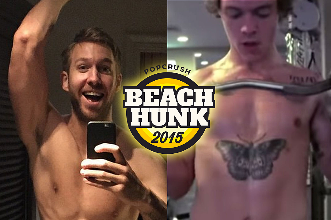 Calvin Harris vs. Harry Styles — PopCrush Beach Hunk of 2015 (Round
One)