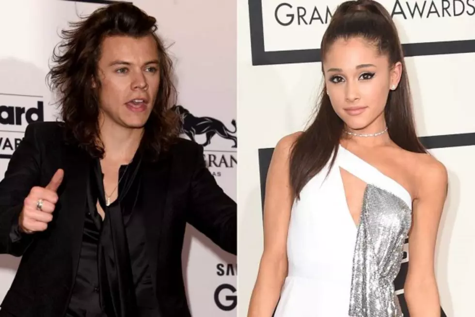 Harry Styles Ariana Grande Crowned Popcrush Prom King Queen 2015