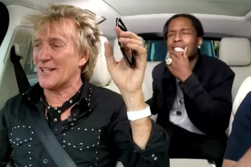 ASAP Rocky Crashes Rod Stewart’s Car Karaoke