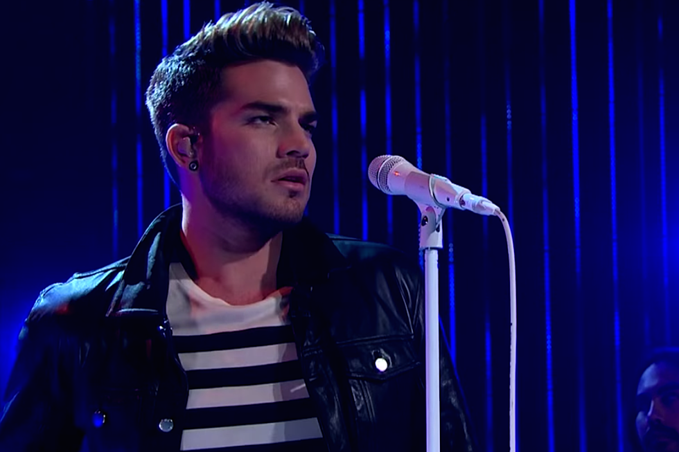 Adam Lambert Tributes James Corden With Funny Version Of ‘We Are The Champions’, Performs ‘Ghost Town’ On ‘Late Late Show’