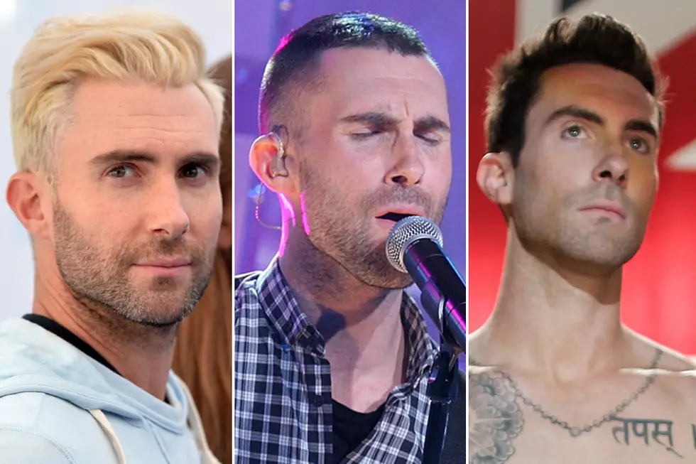 Adam Levine&#8217;s Hair Evolution, From Brown to Blonde to Buzzed [Gallery]