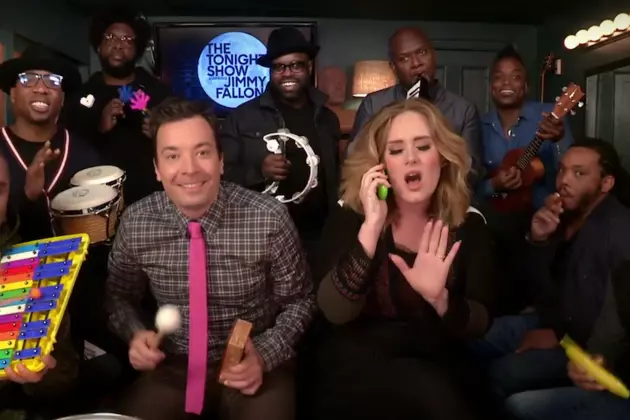 Adele Talks Success and Britney on NPR, Performs ‘Hello’ With Classroom Instruments &#038; The Roots on ‘Fallon’