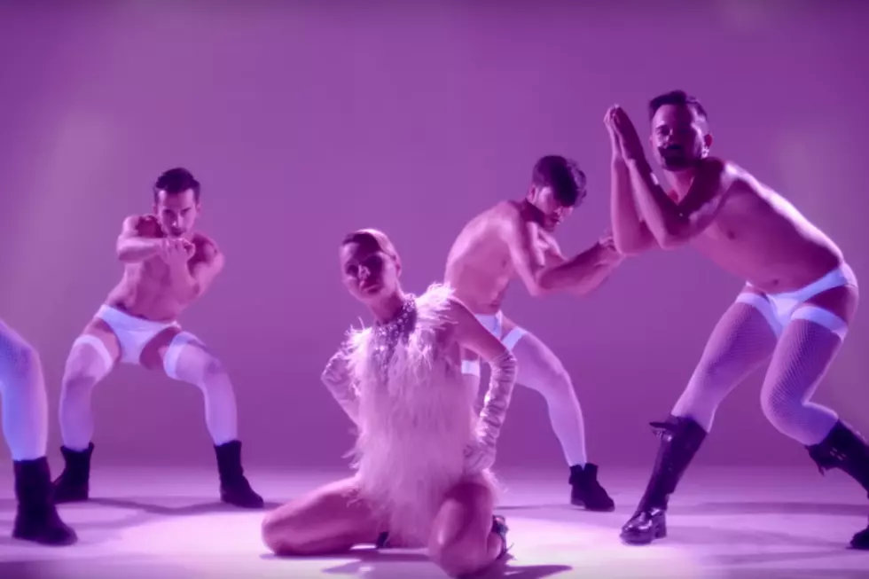 ‘I Did It, Mama!': Alexandra Stan Has Her Very Own ‘Papa Don’t Preach’ Moment (With The Help of Sexy Men in Fishnets)