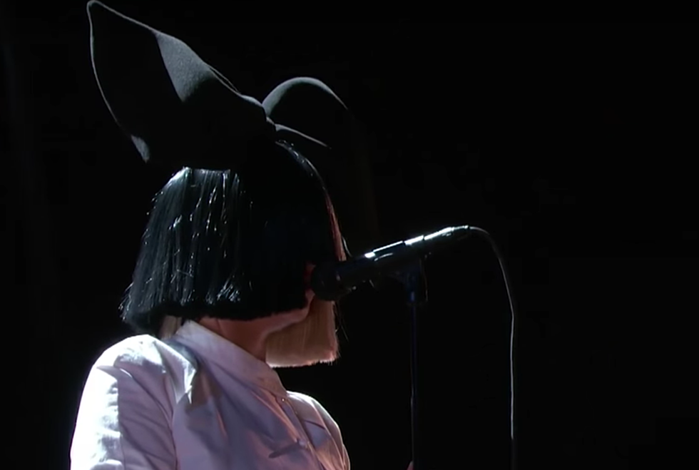 Sia and Her Giant Bow Perform 'Alive' On 'The Voice'