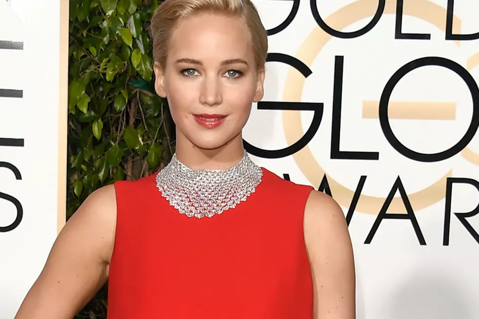 Jennifer Lawrence Wins Best Actress in a Musical or Comedy Film at The 2016 Golden Globe Awards