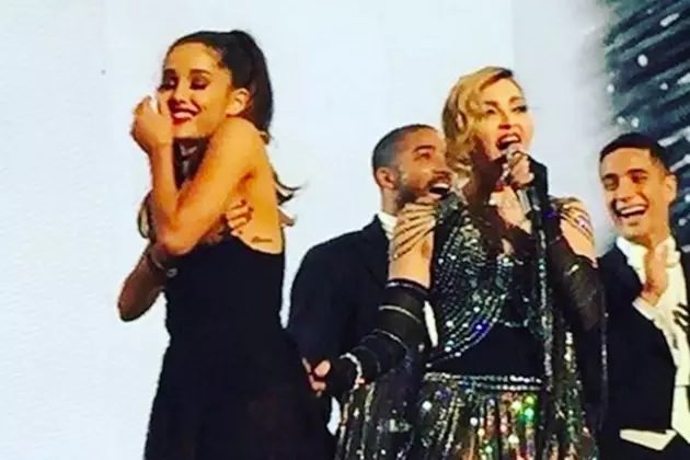 Ariana Grande Was Madonna&#8217;s Very Bashful #UnapologeticBitch Last Night