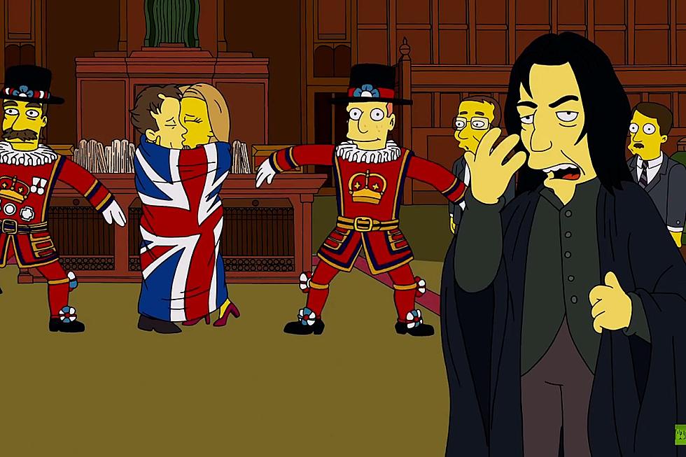 ‘The Simpsons’ Episode from 2013 Pays Tribute to Both Alan Rickman and David Bowie