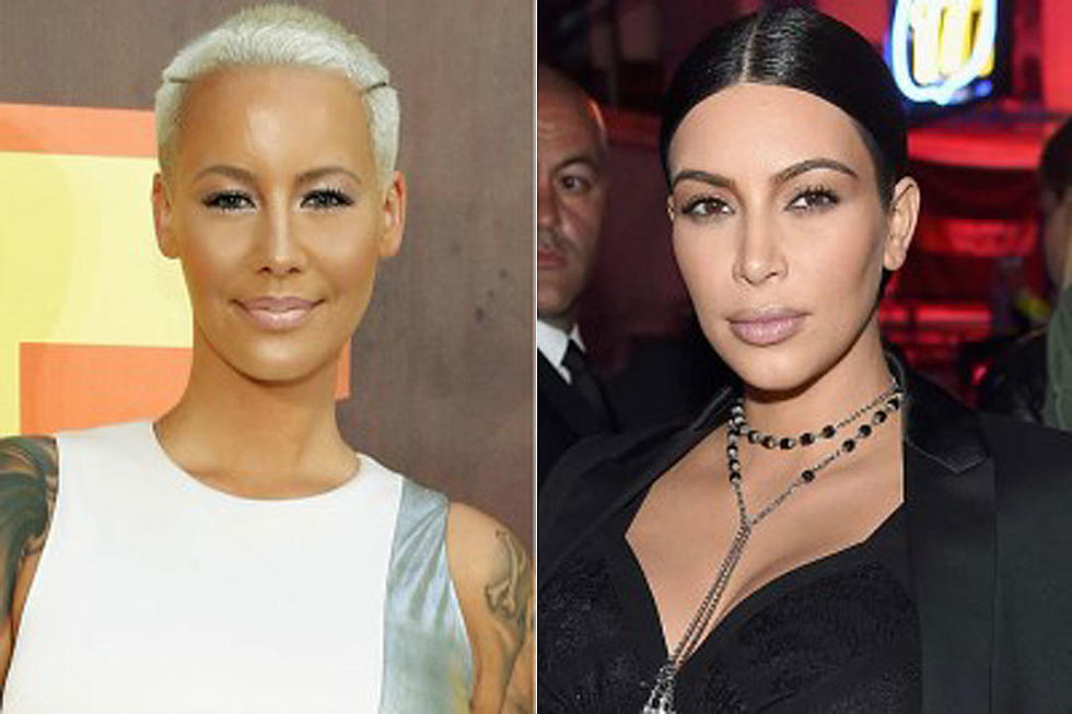 Kim Kardashian and Amber Rose Take Selfie, Re-Break the Internet