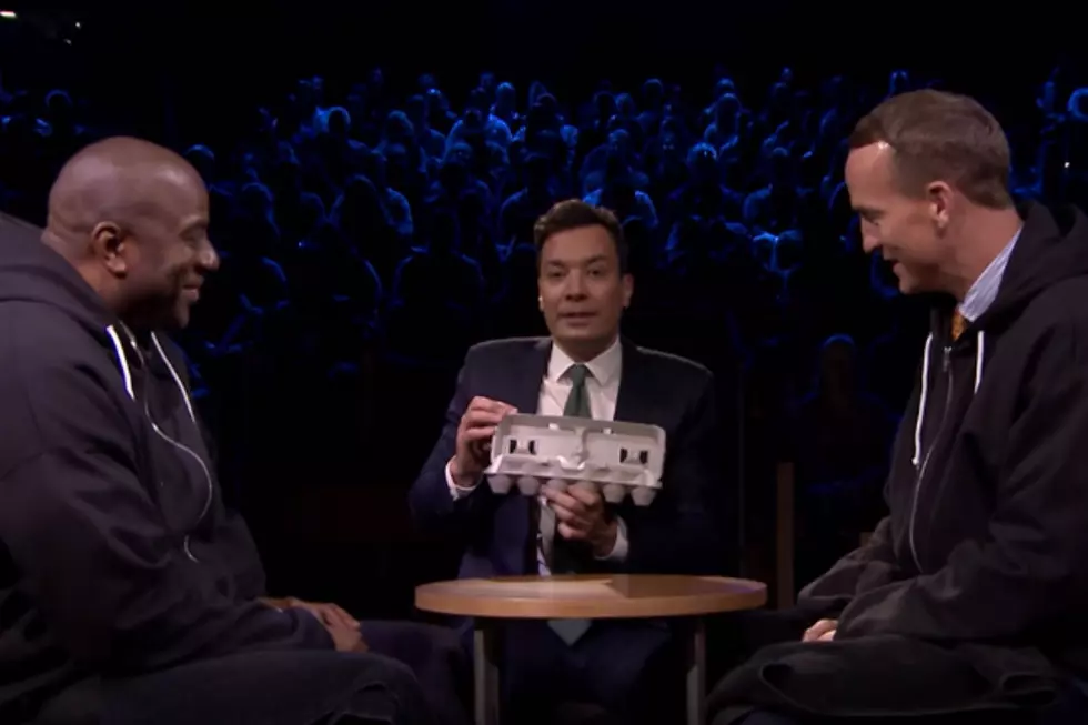 Peyton Manning and Magic Johnson Play Egg Russian Roulette on Jimmy Fallon + More Late Night TV Highlights