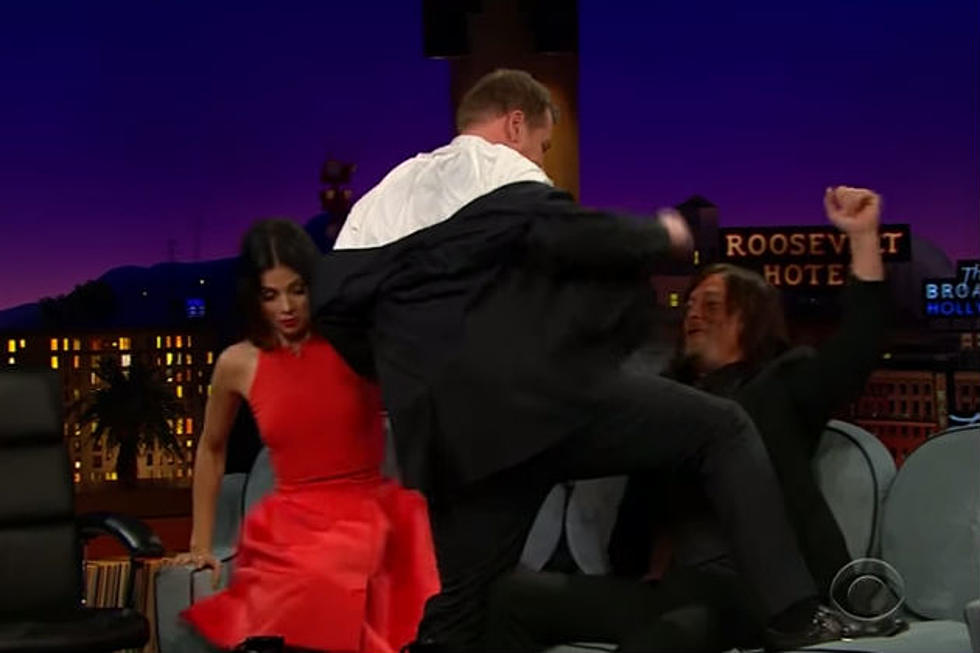 Norman Reedus of &#8216;The Walking Dead&#8217; Gets a Lap Dance + More Late Night TV