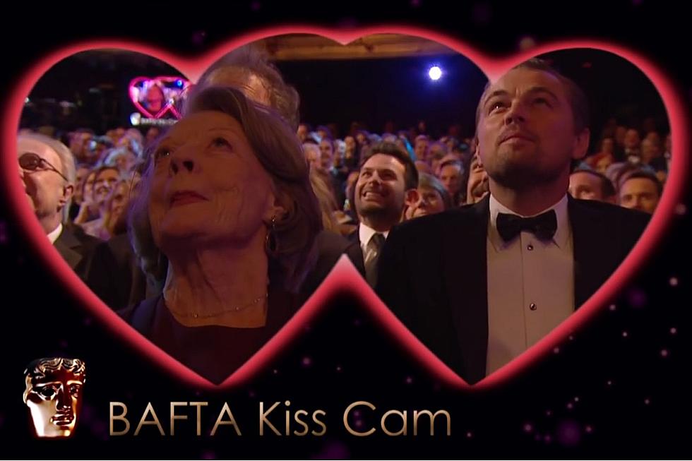BAFTA Kiss Cam Targets Leonardo DiCaprio and Maggie Smith