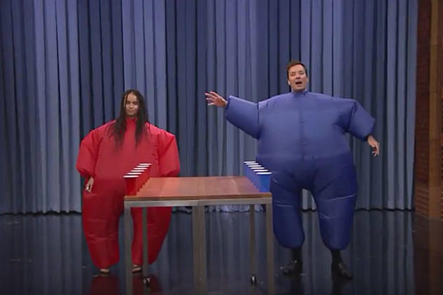 Zoë Kravitz and Jimmy Kimmel Play Inflatable Flip Cup + More Late Night TV