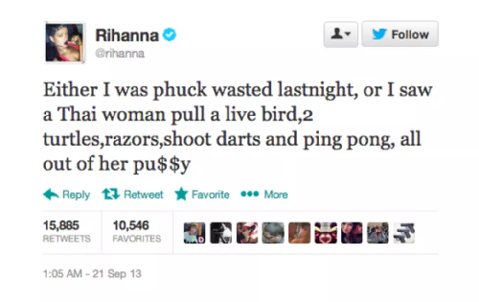 Rihanna ping-pong show tweets upset Thai fans