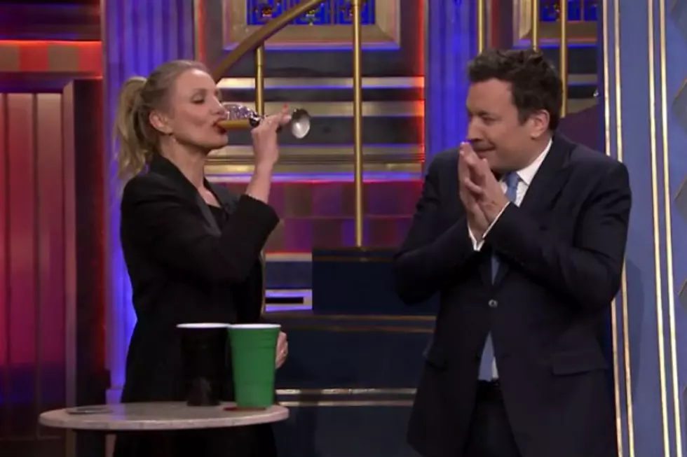 Cameon Diaz Stomachs Bizarre Concoction Playing Drinko with Jimmy Fallon + More Late Night TV