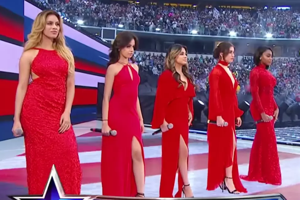 Unlikely Wrestlemania Attendees Fifth Harmony Sing ‘America the Beautiful’ to 80,000+ New Harmonizers