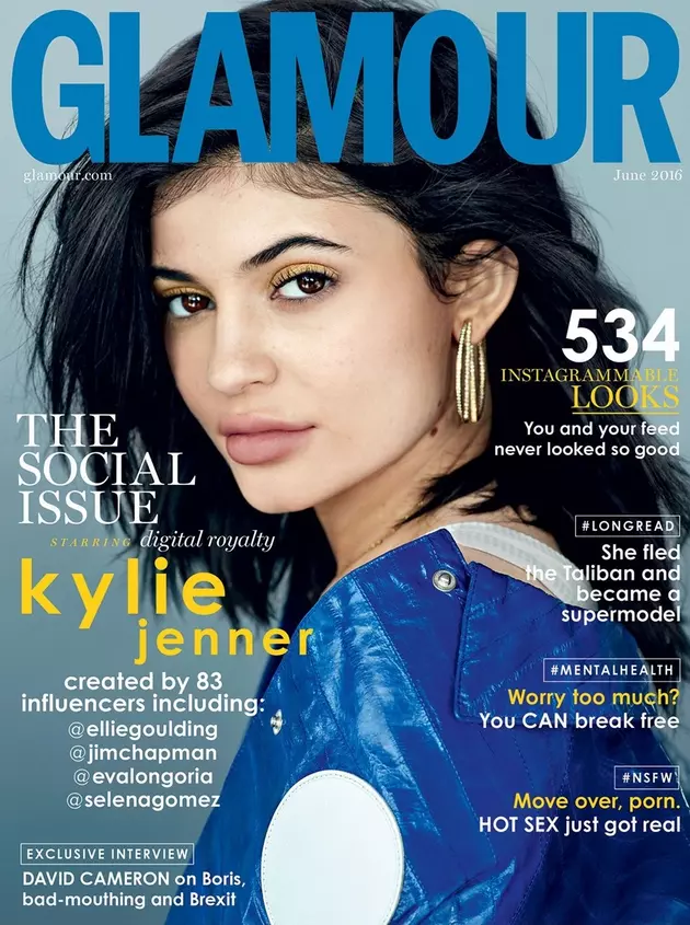 Kylie Jenner, &#8216;Digital Royalty&#8217; + Feminist, Graces Cover of &#8216;Glamour U.K.&#8217;