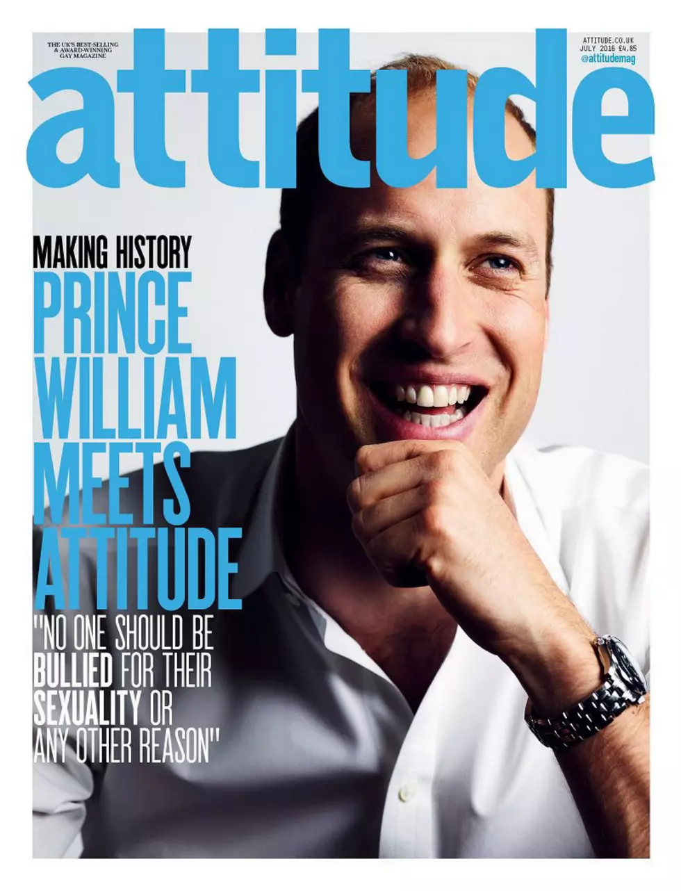 Prince William Becomes First Royal to Cover a Gay Magazine