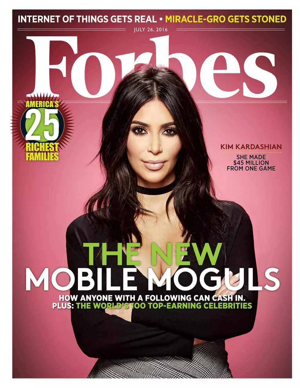 Kim Kardashian Celebrates &#8216;Forbes&#8217; Cover With Self-Aware Tweet
