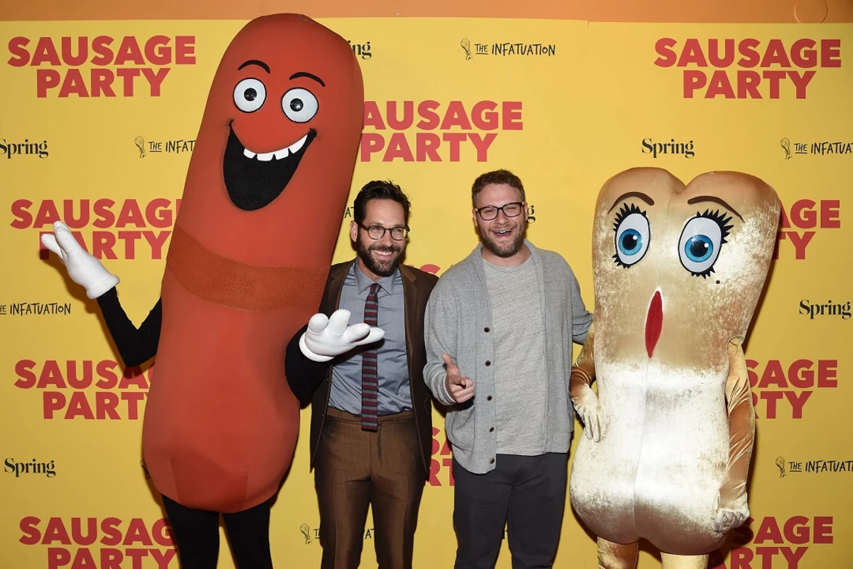 Sausage Party Star Seth Rogen Pranks Supermarket With Animatronic Food 8959