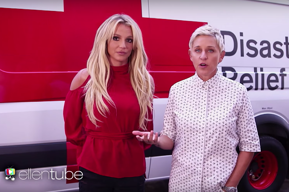 Britney Spears and Ellen DeGeneres Team Up to Help Louisiana Flood Relief Efforts