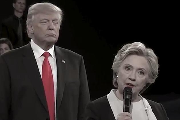 This Danny Elfman-Scored Video of Donald Trump &#8216;Stalking&#8217; Hillary Clinton Is Scary Funny: Watch