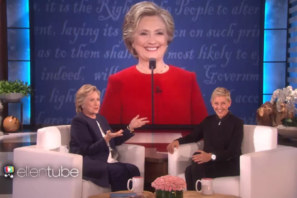 Hillary Clinton Talks Trump ‘Literally Stalking Her’ at the Debate on ‘Ellen’