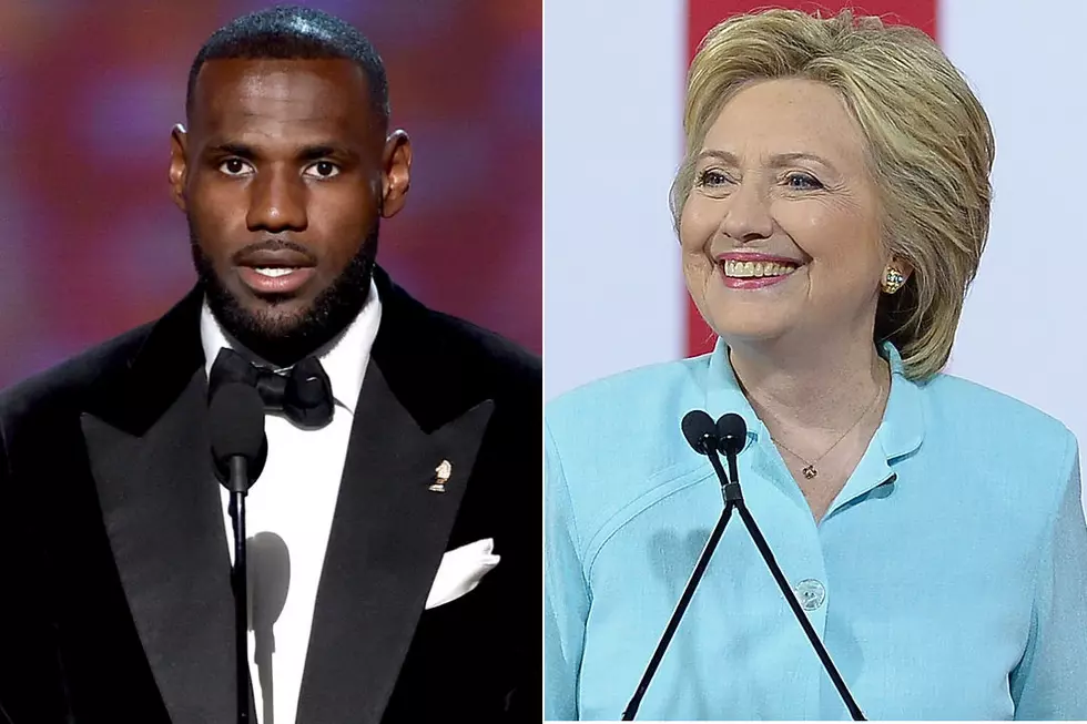 LeBron James Endorses Hillary Clinton in 2016 Presidential Race