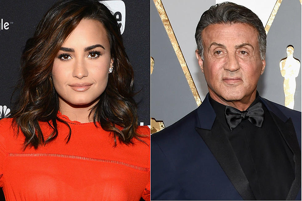Demi Lovato + Sylvester Stallone Go Rounds in Boxing Ring
