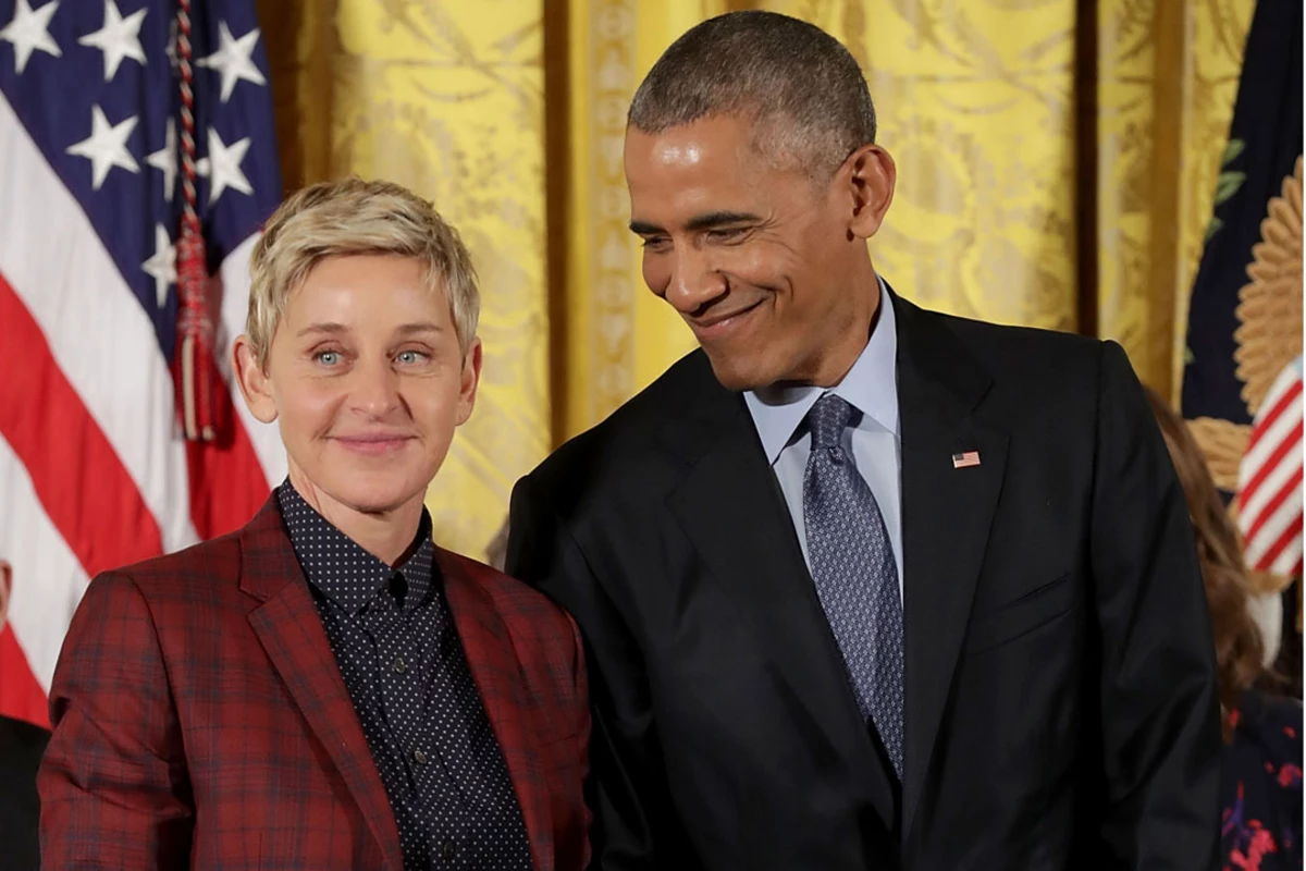 President Obama Awards Ellen DeGeneres Medal of Freedom After ID Mishap