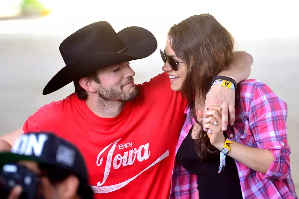 Kutcher & Kunis at Iowa School