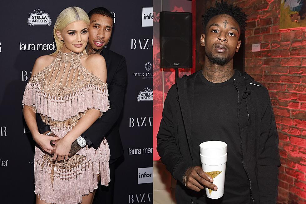 21 Savage Says He Likes Kylie Jenner & Tyga's Relationship But Still Has  Intentions For Her