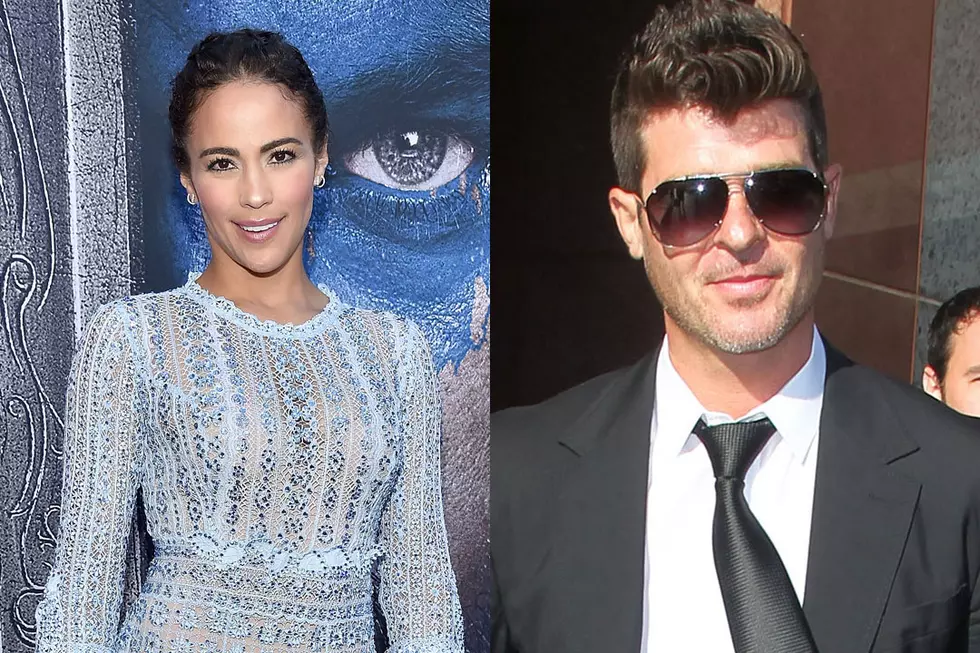 Robin Thicke and Paula Patton Square Off in Public Custody Fracas