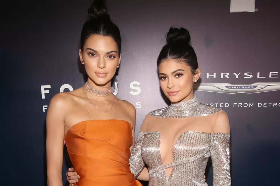 Kendall + Kylie Jenner Opt For Thigh-High Slits at 2017 Golden Globes After Party