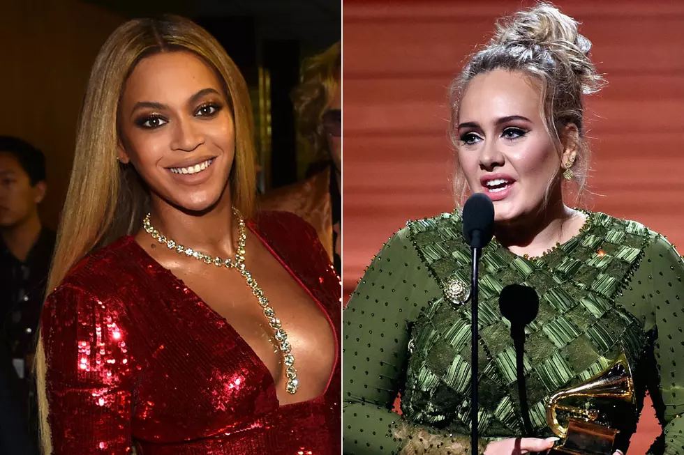Adele Broke Her Grammy Statue in Half and Offered a Piece to Beyonce
