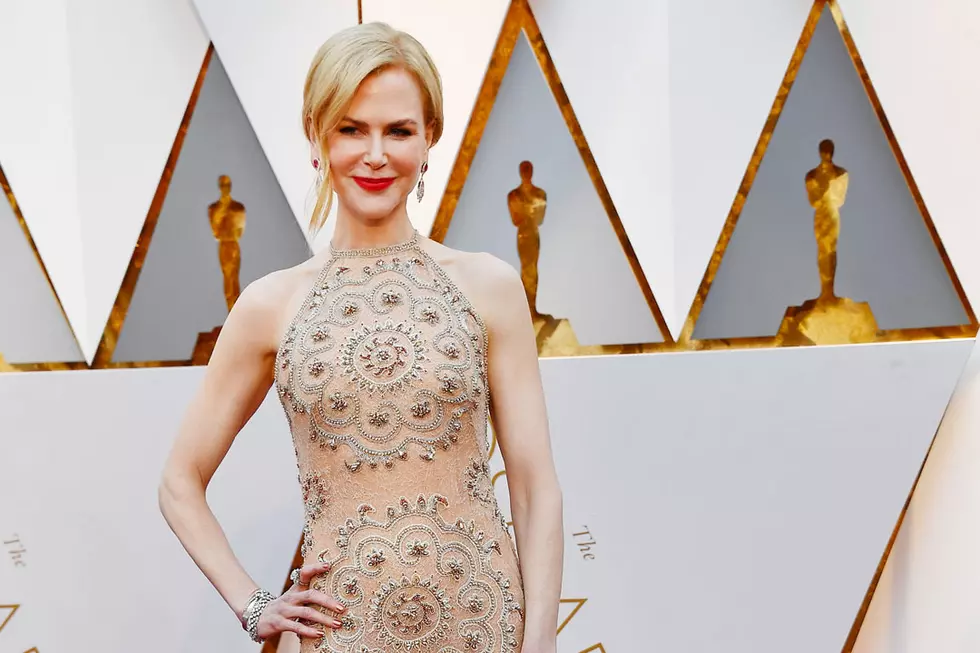 Nicole Kidman Wears Beaded Armani at the 2017 Oscars