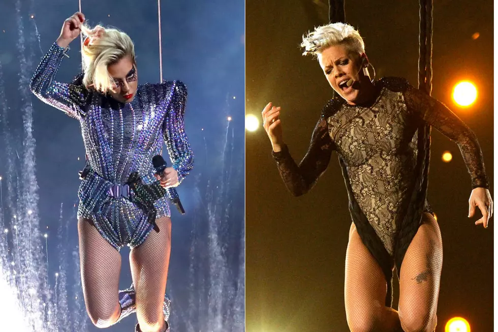 Pink Shuts Down Claims Lady Gaga Copied Her With Super Bowl Acrobatics