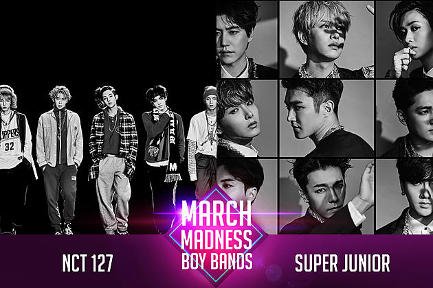 NCT 127 vs. SUPER JUNIOR: March Madness 2017 — Best Boy Band [Round 1]