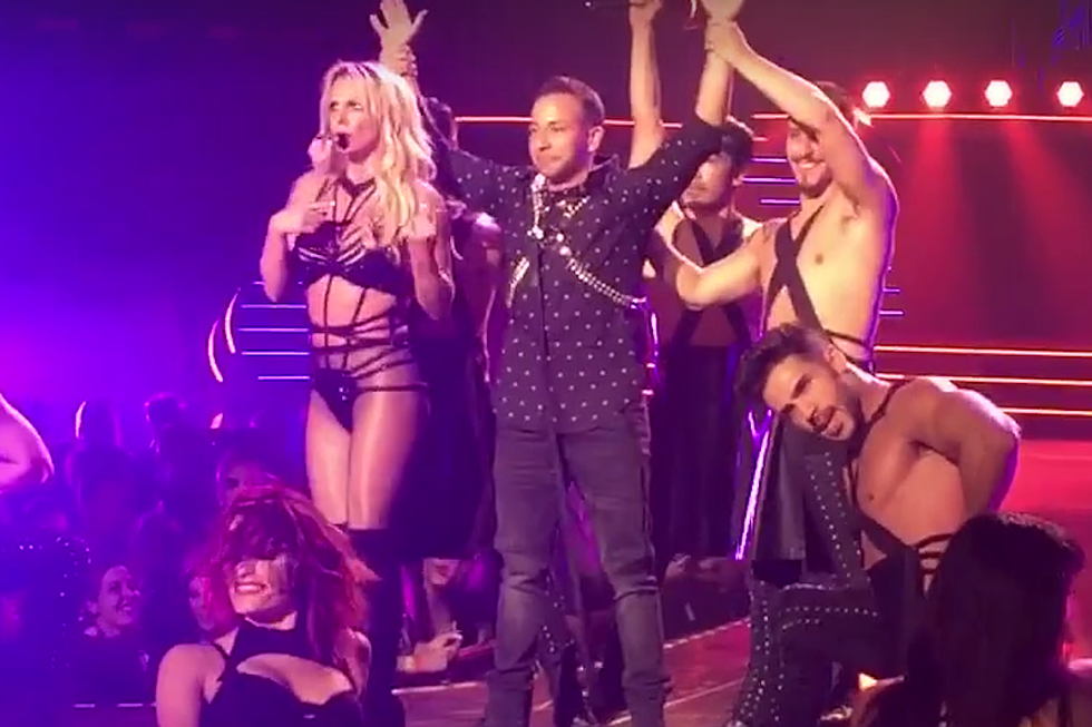 Watch Britney Spears Make Backstreet Boys’ Howie D. Her ‘Piece Of Me’ Slave
