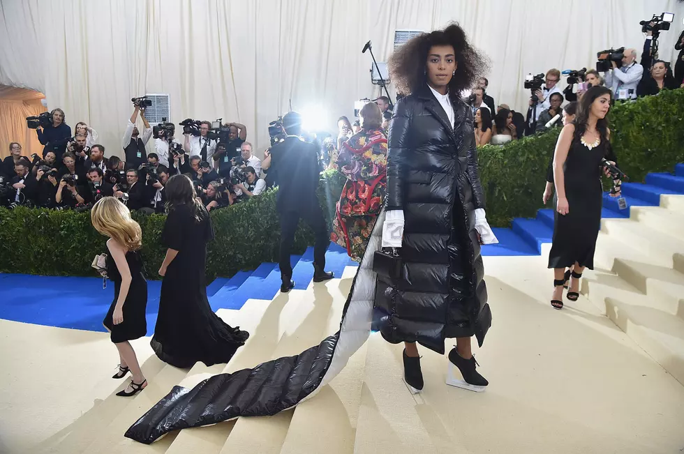 Solange Wears a Winter Coat and Ice Skates to the 2017 Met Gala