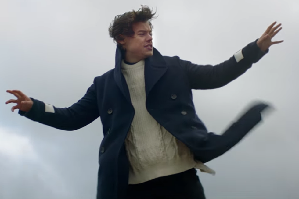 Harry Styles Channels Inner-Drone in Airborne ‘Sign of the Times’ Video