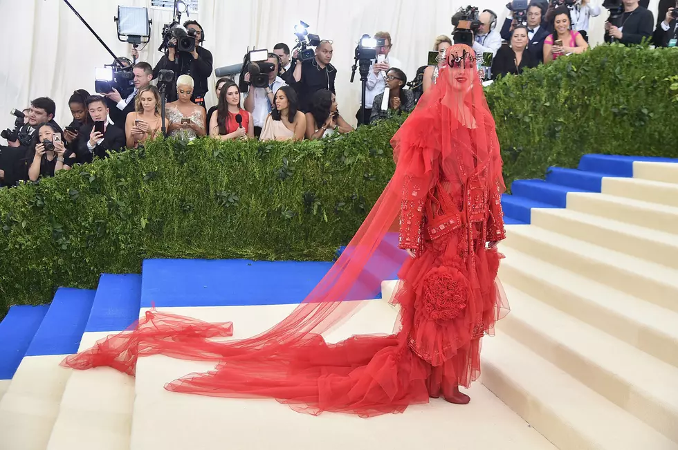 Katy Perry is Laced in Red at the 2017 Met Gala
