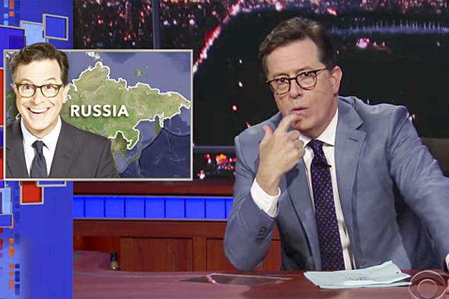 ICYMI: Stephen Colbert Announces a Possible 2020 Presidential Bid While on &#8216;Secret&#8217; Trip to Russia